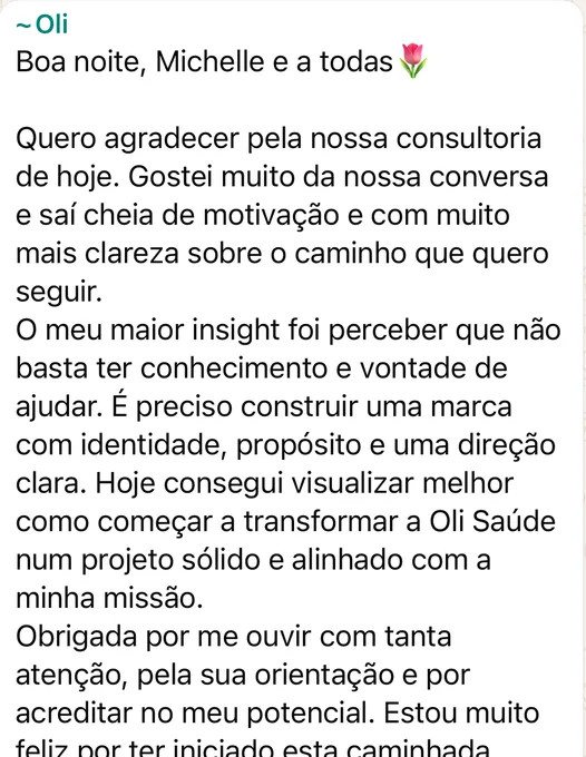 Message from Oli